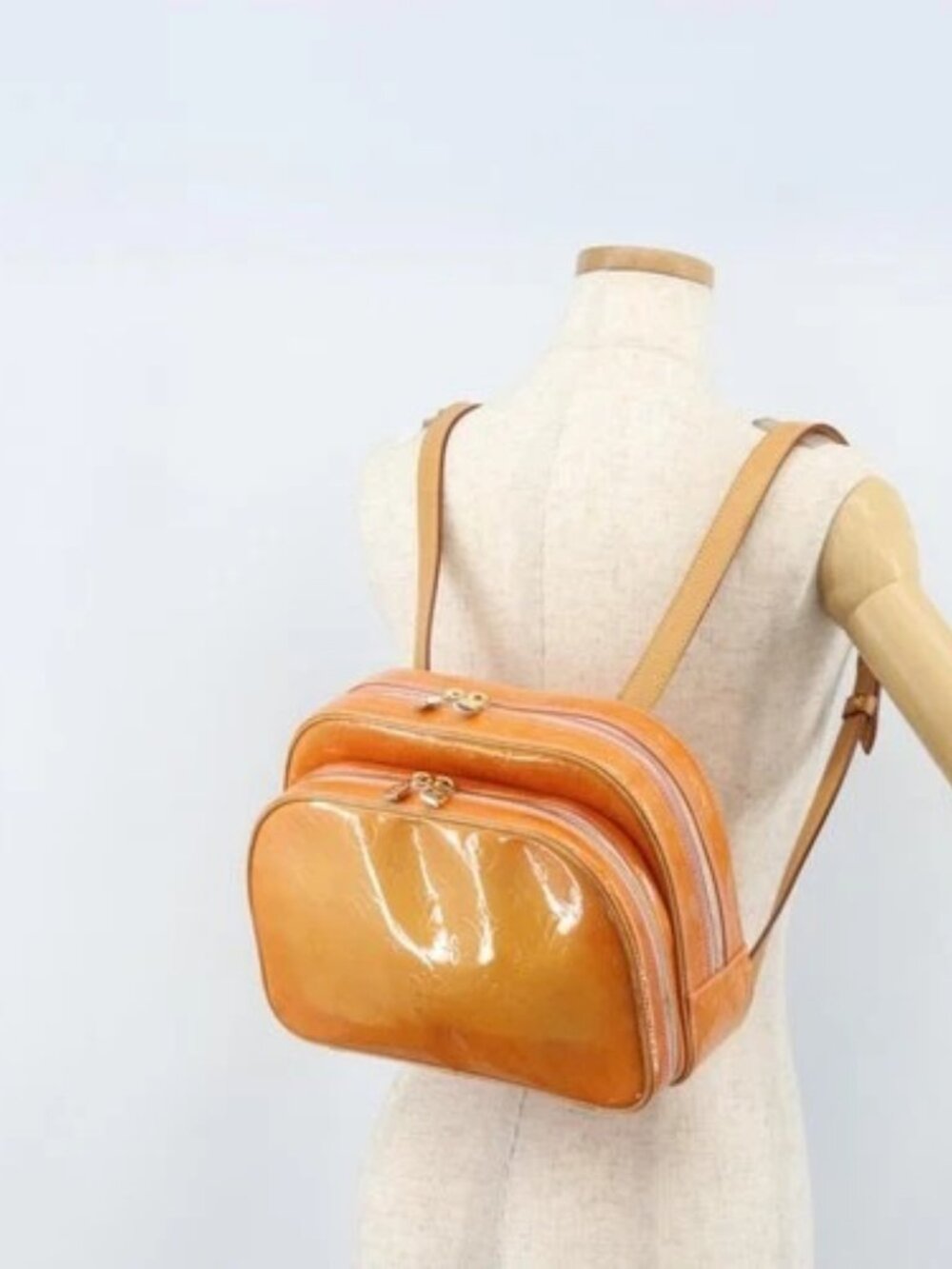 LOUIS VUITTON Vernis Marley Backpack Marshmallow Pink M91039 LV Auth BA11055 - Picture 14 of 14
